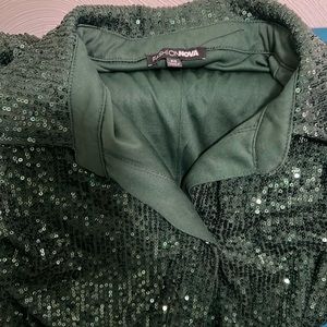 Fashionova sequin jumpsuit size M